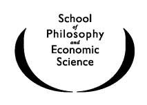 School of Philosophy and Economic Science
